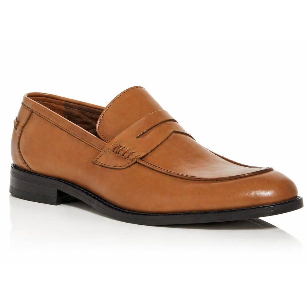 BLAKE MCKAY Brown Leather Penny Loafers Size 11.5